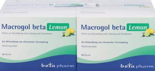 Macrogol Beta Lemon Plv.Z.Her.E.Lsg.Z.Einnehmen 100 Stück
