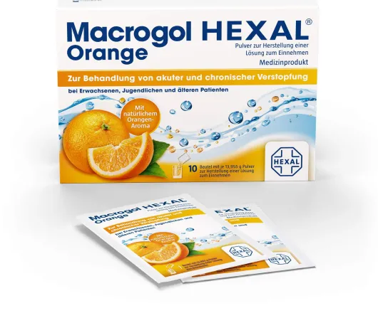 Macrogol Hexal Orange 10 Beutel
