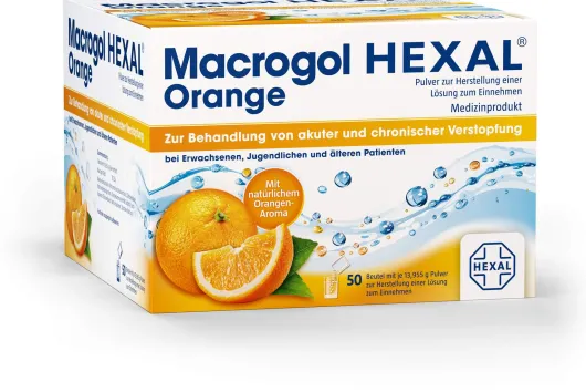 Macrogol Hexal Orange 50 Beutel
