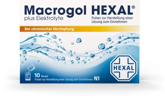 Macrogol Hexal Plus Elektrolyte 10 Beutel