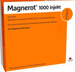 Magnerot 1000 Injekt 10 X 10 ml Ampullen