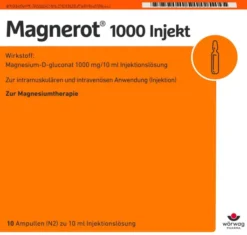 Magnerot 1000 Injekt 10 X 10 ml Ampullen
