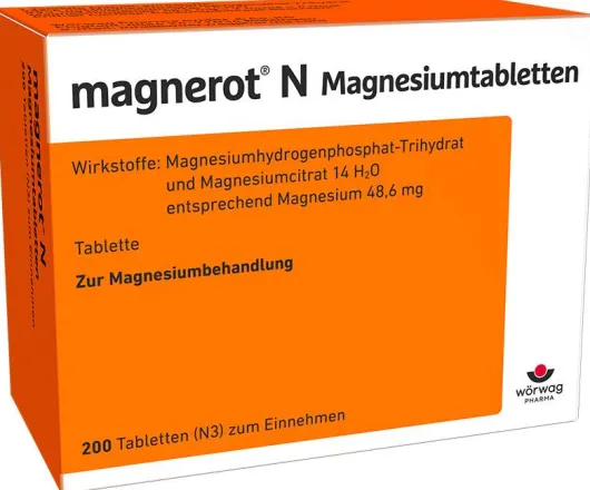 Magnerot N Magnesiumtabletten 200 Tabletten