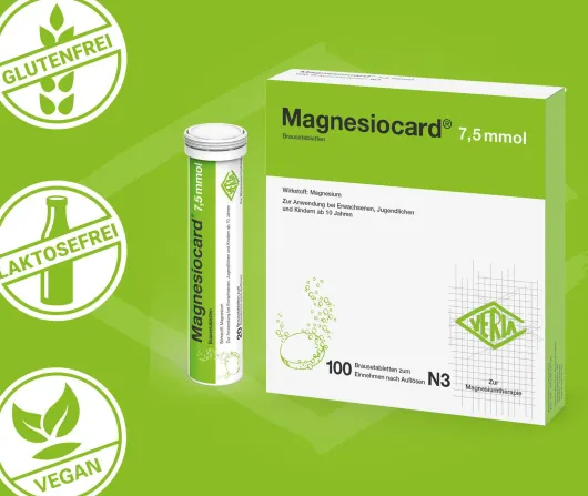 Magnesiocard 7,5 Mmol 100 Brausetabletten