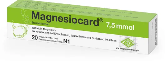 Magnesiocard 7,5 Mmol 20 Brausetabletten