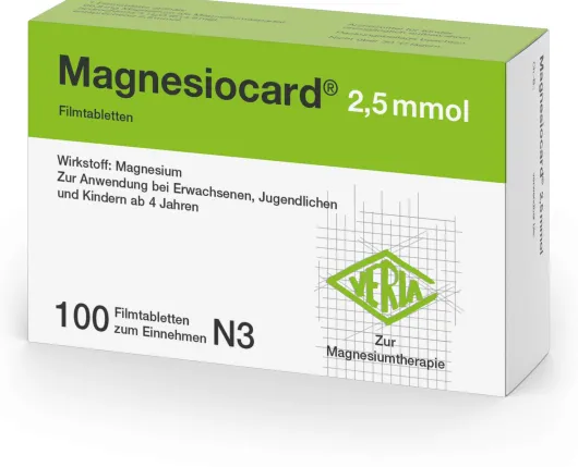 Magnesiocard 2,5 Mmol 100 Filmtabletten