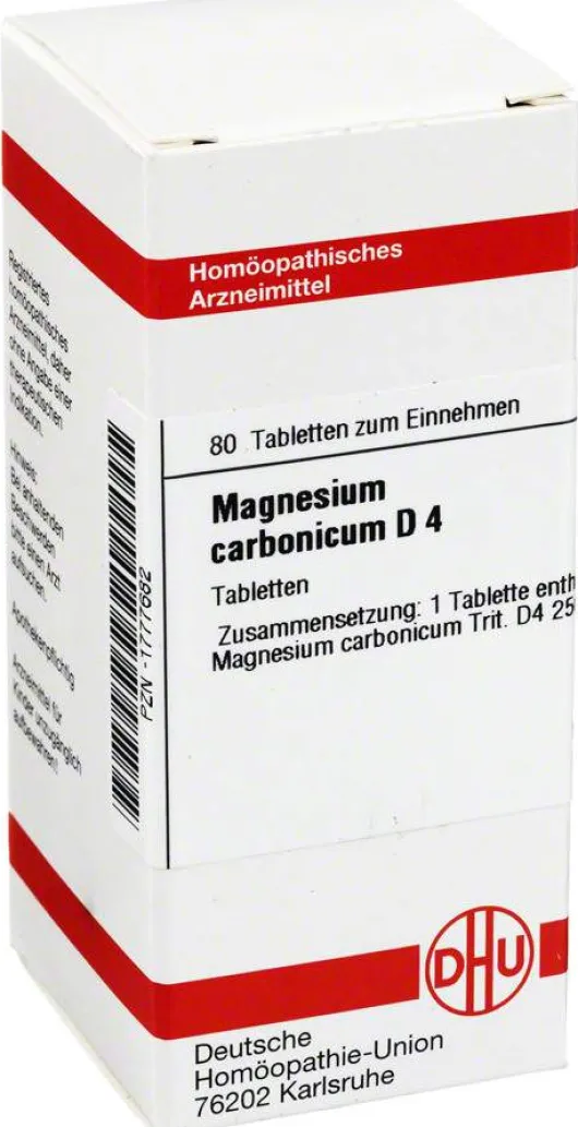 Magnesium Carbonicum D 4 Dhu 80 Tabletten