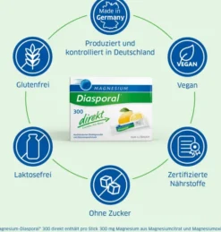 Magnesium Diasporal 300 direkt 50 Sticks Granulat