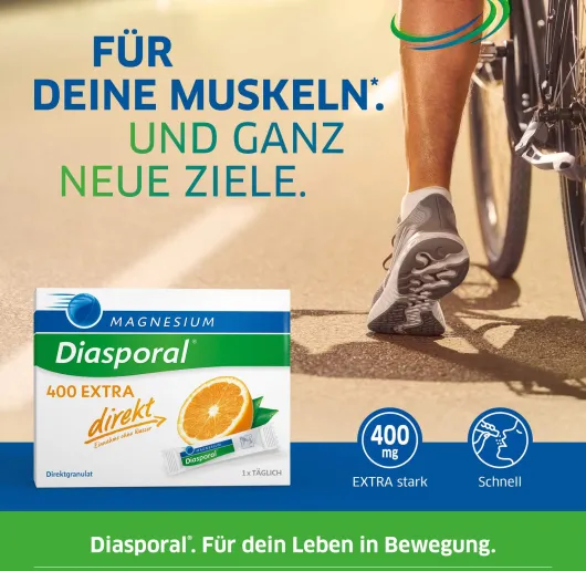 Magnesium Diasporal 400 Extra 20 Direkt Granulat Sticks