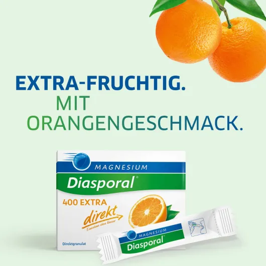 Magnesium Diasporal 400 Extra 100 Direkt Granulat Sticks