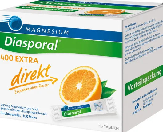 Magnesium Diasporal 400 Extra 100 Direkt Granulat Sticks