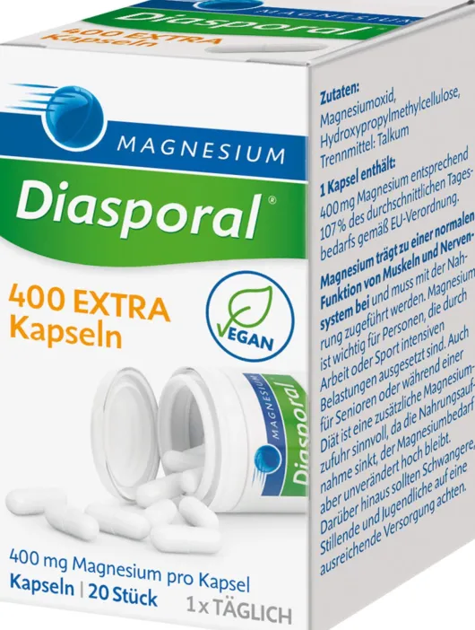 Magnesium Diasporal 400 Extra 20 Kapseln