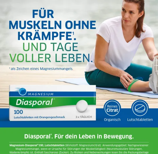 Magnesium Diasporal 100 50 Lutschtabletten