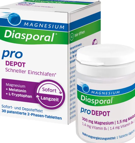 Magnesium Diasporal pro Depot Schneller Einschlafen 30 Tabletten