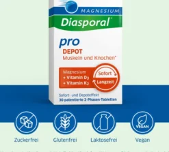Magnesium Diasporal Pro DEPOT Muskeln und Knochen Tabletten 30 Stück