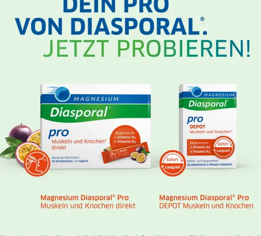 Magnesium Diasporal Pro DEPOT Muskeln und Knochen Tabletten 30 Stück