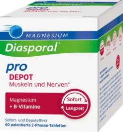 Magnesium Diasporal Pro DEPOT Muskeln und Nerven Tabletten 60 Stück