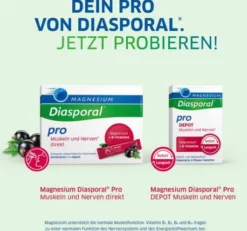Magnesium Diasporal Pro DEPOT Muskeln und Nerven Tabletten 60 Stück