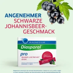 Magnesium Diasporal Pro Muskeln und Nerven direkt Direktgranulat 60 Sticks