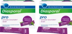 Magnesium Diasporal pro Schneller Einschlafen direkt 2 x 30 Sticks