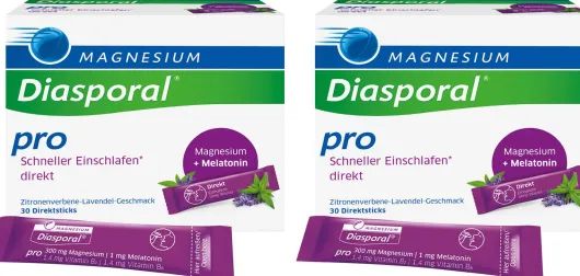 Magnesium Diasporal pro Schneller Einschlafen direkt 2 x 30 Sticks