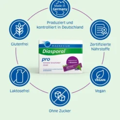 Magnesium Diasporal pro Schneller Einschlafen direkt 30 Sticks