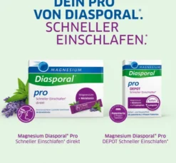 Magnesium Diasporal pro Schneller Einschlafen direkt 30 Sticks