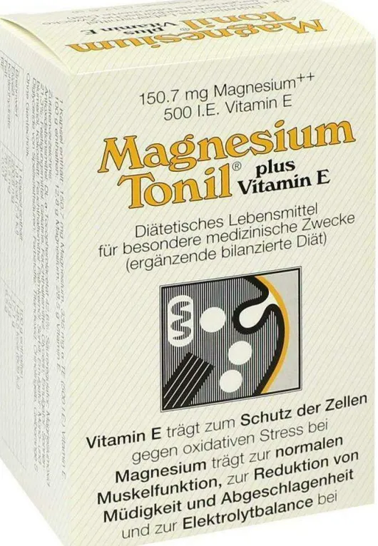 Magnesium Tonil Plus Vitamin E 100 Kapseln