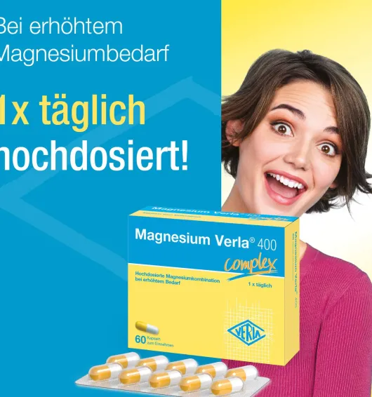 Magnesium Verla 400 complex Kapseln 60 Stück