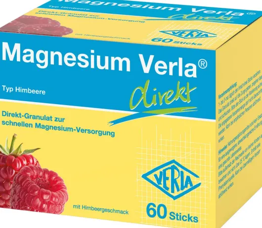 Magnesium Verla Direkt Himbeere 60 Granulatbeutel