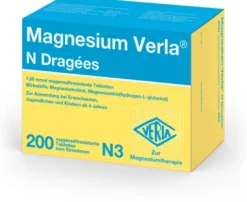 Magnesium Verla N 200 Dragees