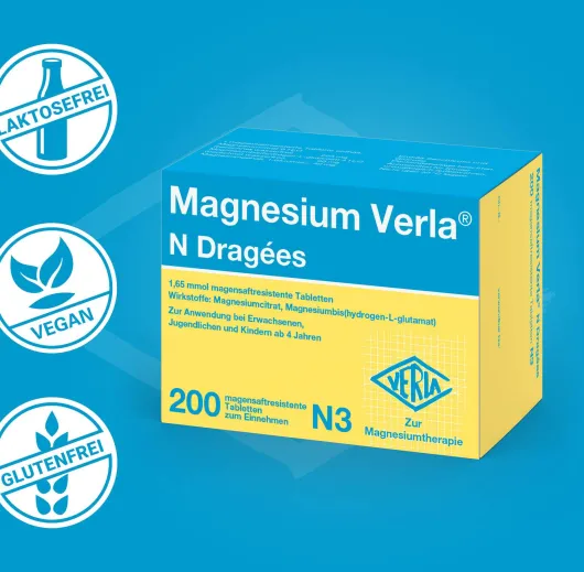 Magnesium Verla N 200 Dragees