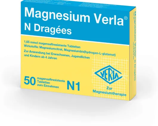 Magnesium Verla N 50 Dragees