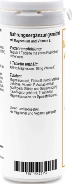 Magnesium 350 + Vitamin E Tabletten 110 Tabletten