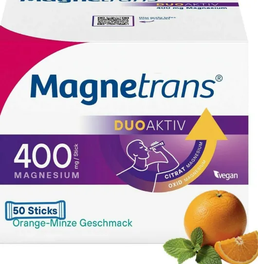 Magnetrans Duo Aktiv 400 mg 50 Sticks
