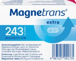 Magnetrans Extra 243 mg 20 Hartkapseln