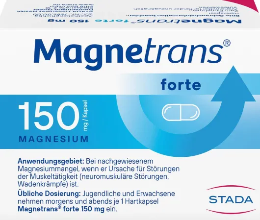 Magnetrans Forte 150 mg 50 Hartkapseln