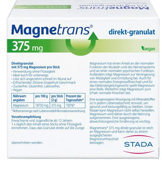 Magnetrans 375 mg 50 Direkt Granulat Beutel