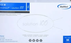 Maimed Solution100 Blue U-Hands.Nitril Unst.Pf M 1
