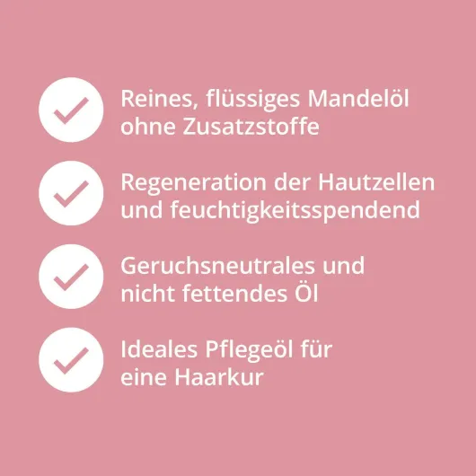 Mandelöl Haut & Haare Naturrein 200 ml