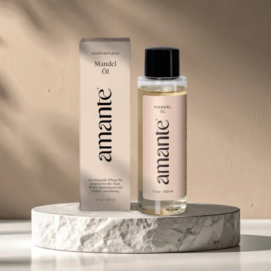 Mandelöl 100 % Rein Hautpflegeöl Amante 100 ml