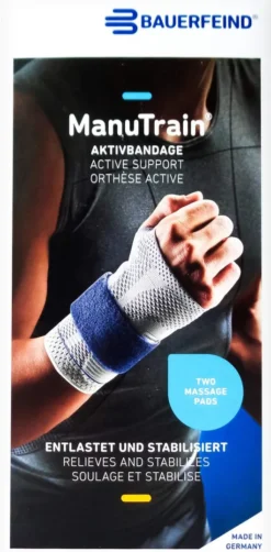 Manutrain Handgelenkbandage Links Gr.6 Schwarz