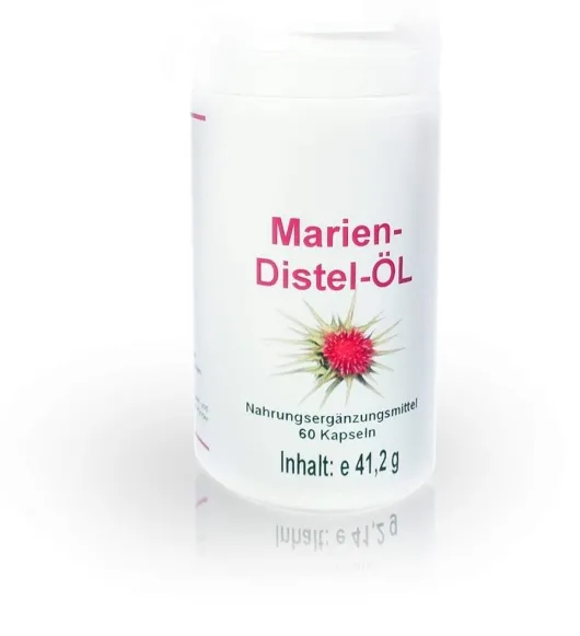 Mariendistel Öl 500 mg 60 Kapseln