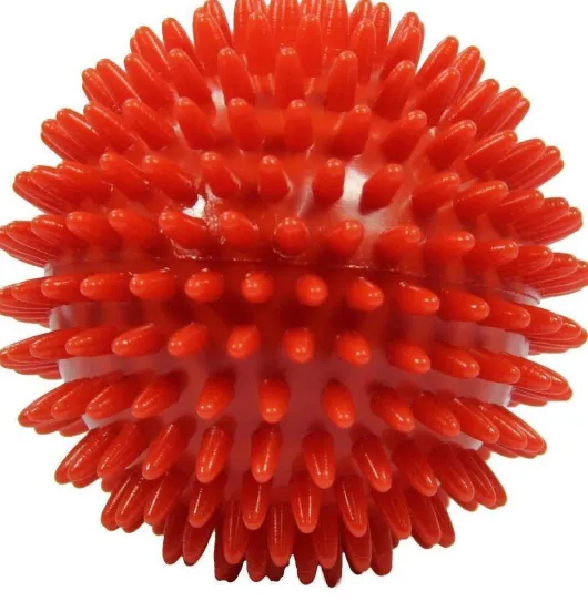 Massageball Igelball 9 cm Rot