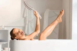 Massagebürste mit Naturhaarborsten