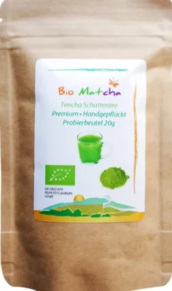 Matcha Bio Premium Tee Probierpackung Pulver