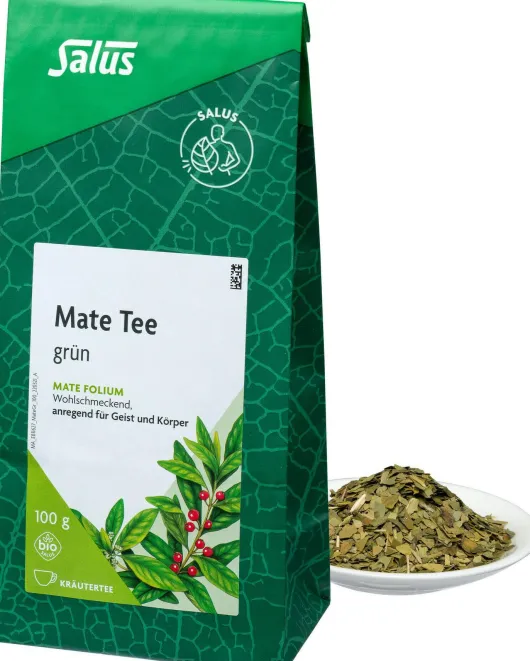 Mate Grün Kräutertee Mate Folium Bio Salus 100 G Tee