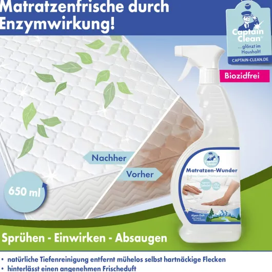 Matratzen Wunder Captain Clean 650 ml