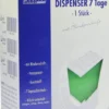 Medikamenten Dispenser 7 Tage Grün Transparend Mit Blindenschrift