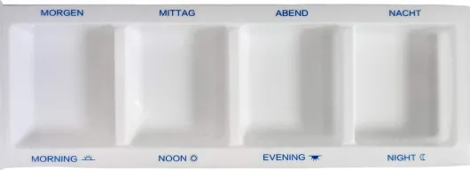 Medikamenten Dispenser 1 Tag 4 Gros.F a2h.5x6cm